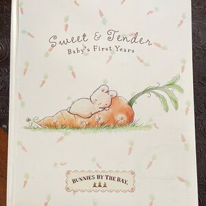 Bunnies by the Bay Sweet & Tender Baby Book - White, Orange, Green